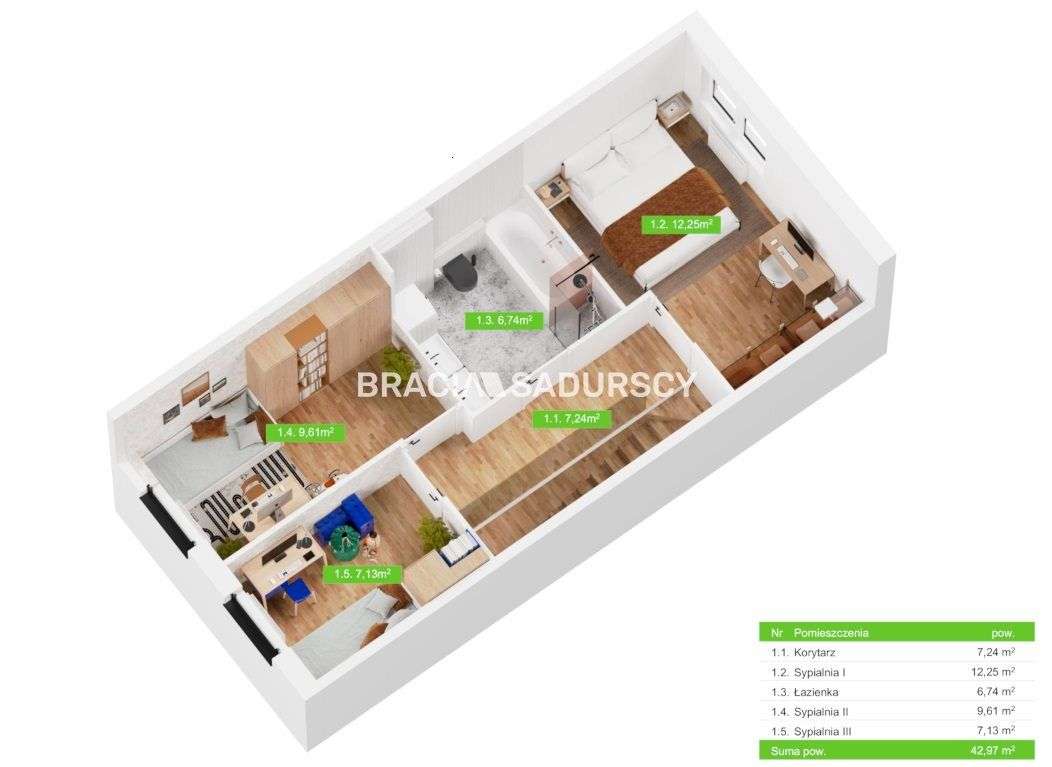 Nowa Pradolina mieszkaniez 2 poziomowe - Pełny obrazek: 4/14