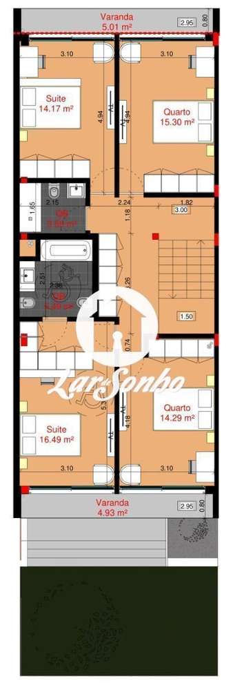 Moradia T4 Nova em Condomínio perto da Praia-17