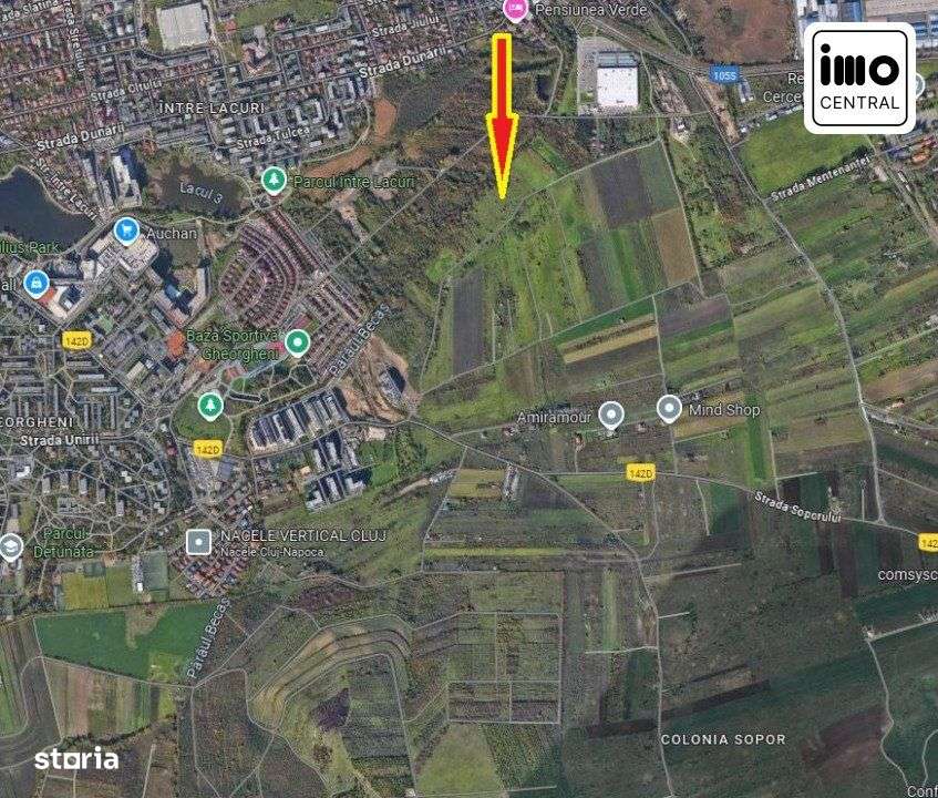 Teren cu PUZ in lucru, zona Baza Sportiva Gheorgheni, Cluj - Napoca - Imagine principală: 4/4