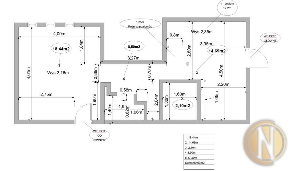 Kurdwanów | Wysłouchów | lokal 62 m2 | Eng | Ru