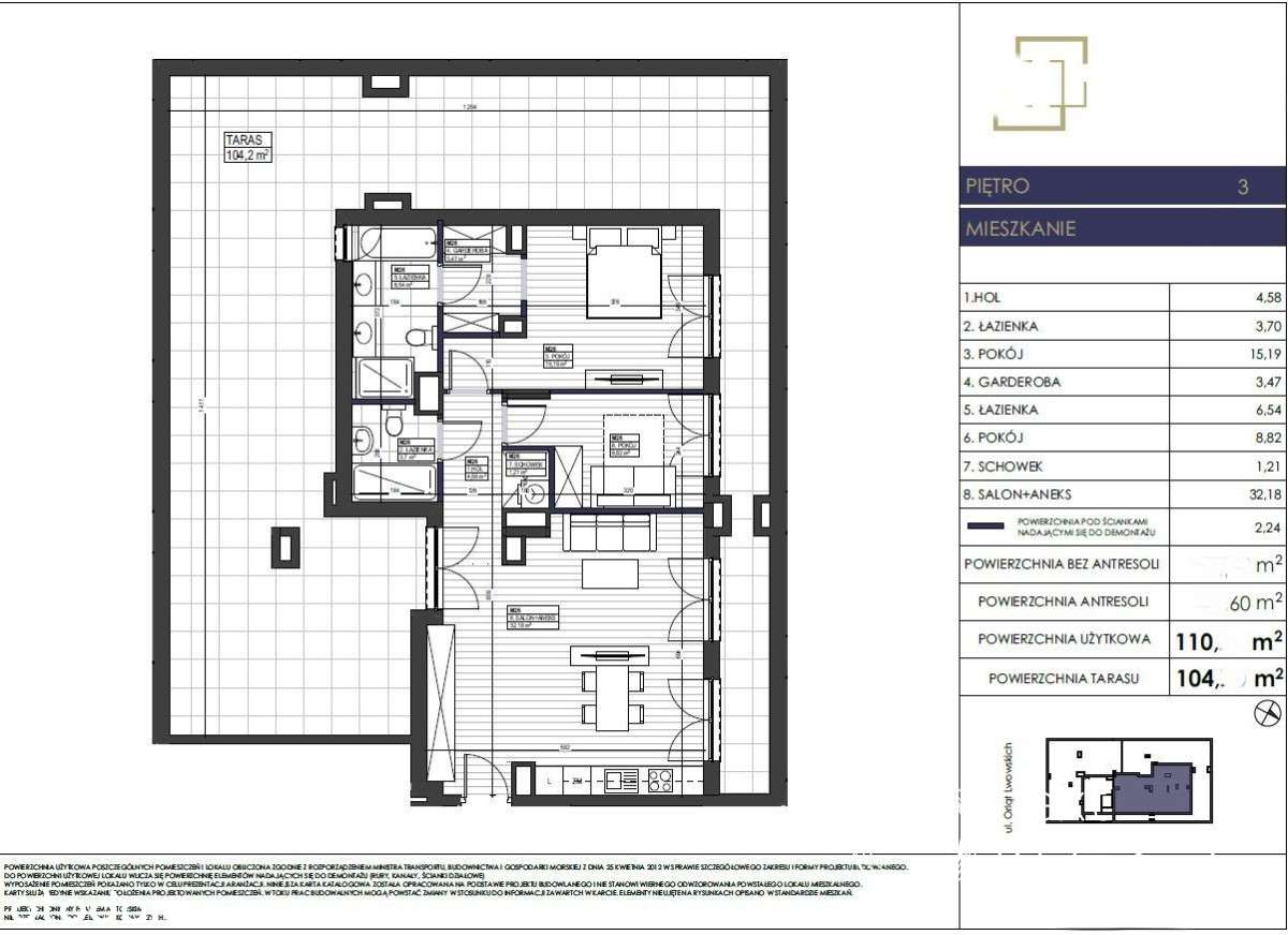 Dwupoziomowe mieszkanie 110 m2, Warszawa Ursus-16