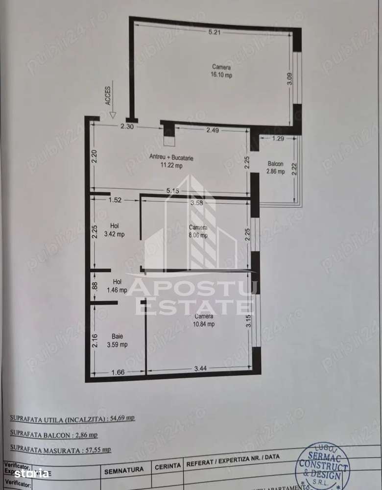 Apartament cu 3 camere, decomandat, zona Calea Aradului - Imagine principală: 3/10