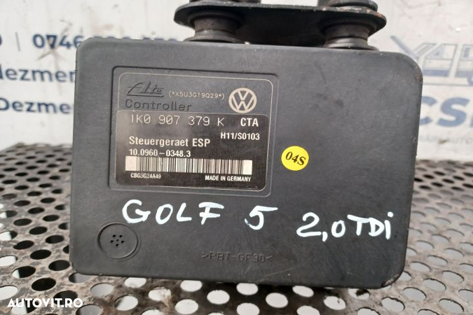 Pompa ABS 2.0 TDI 1K0907379K , 1K0907379K Volkswagen VW Golf 5  [din 2003 pana  2009] seria Hatchba - 4
