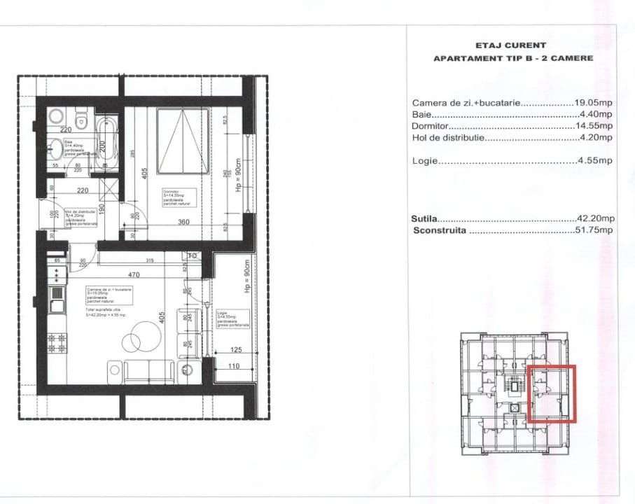 Apartament 2 camere de vanzare, Plaza Residence, Lujerului-12