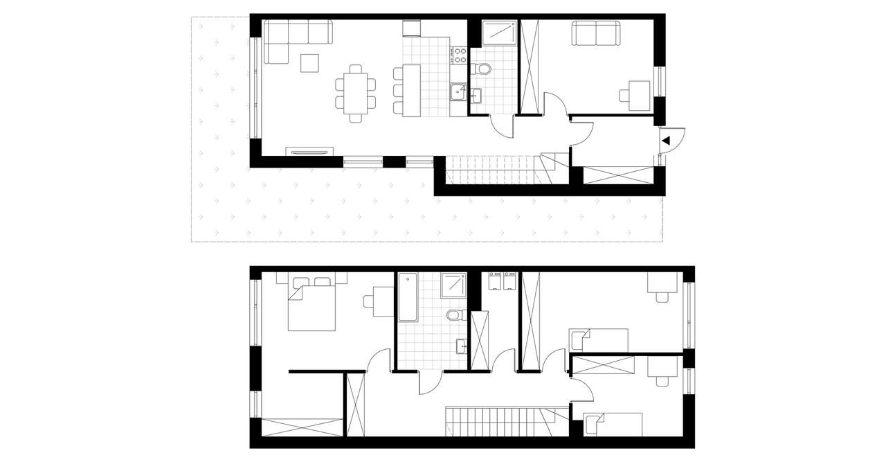 5-pokojowy dom 135m2 + ogródek Bez Pośredników - Pełny obrazek: 3/8