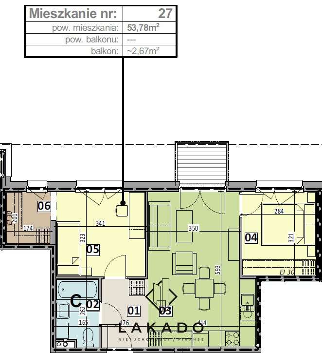 3 pokojowe mieszkanie Ruczaj Kraków-4