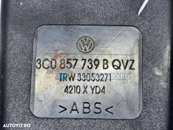 Capsa centura spate mijloc Volkswagen Passat CC (357) [Fabr 2008-2012] 3C0857739B - 2