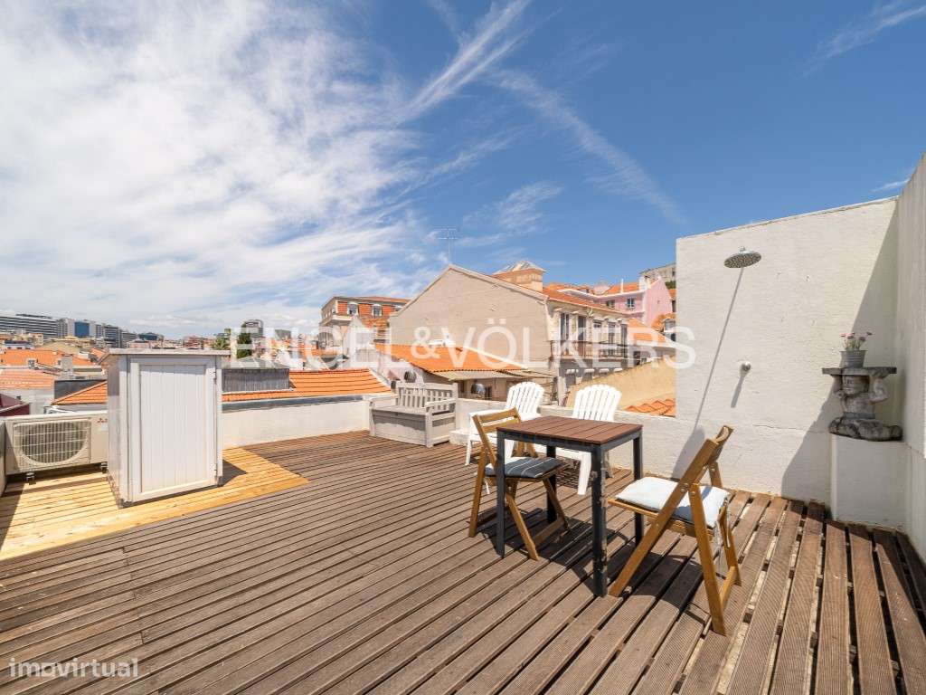 Apartamento T1 com Terraço Privativo na Avenida da Liberdade-18