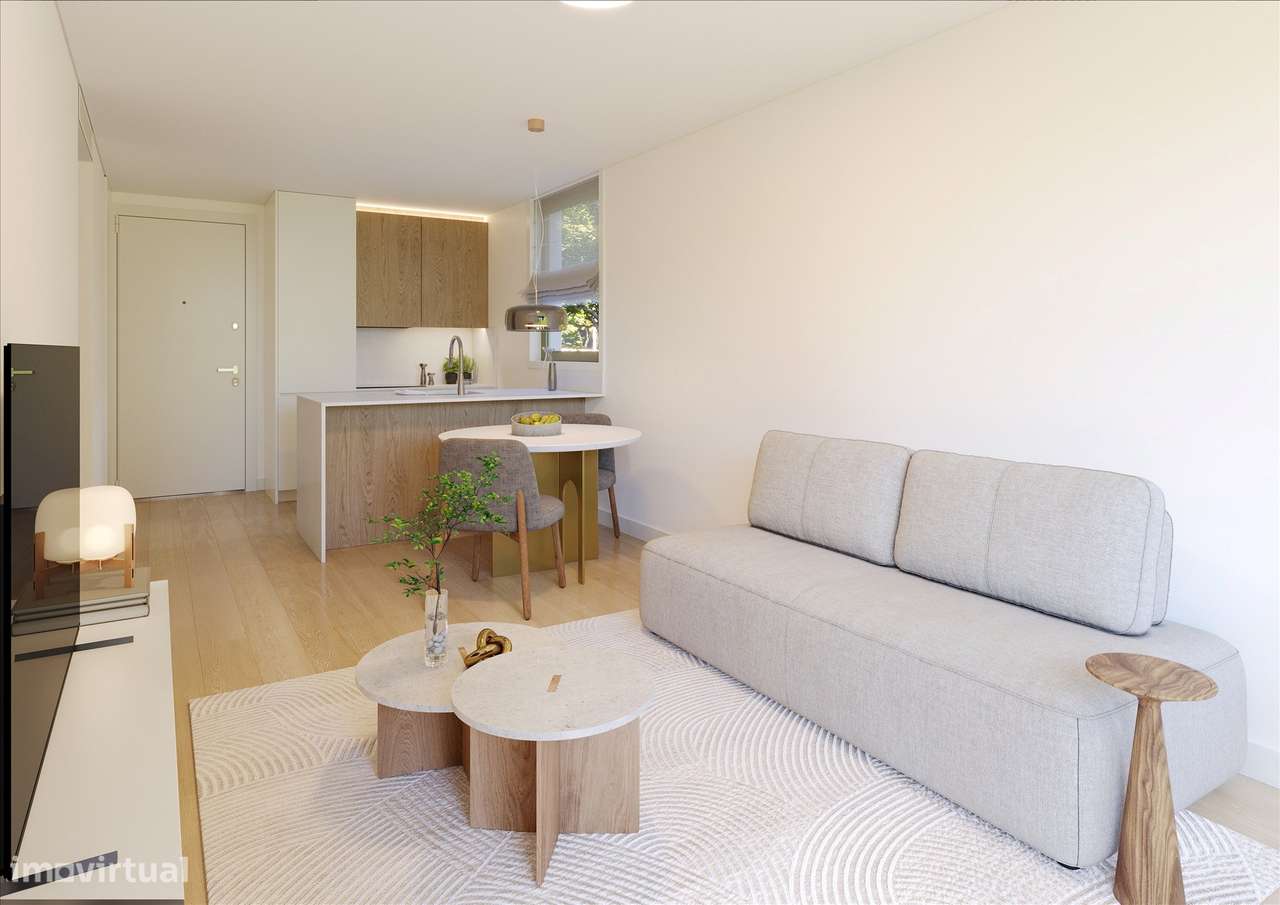 Apartamento T1 com Varanda no The Urban Yard | Jardins da Arrábida-9