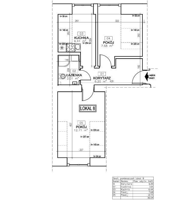 Dwa pokoje, oddzielna kuchnia - Pełny obrazek: 4/7