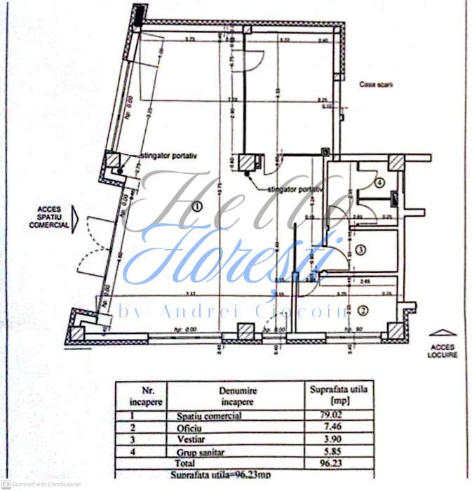 Spatiu comercial 96 mp, parcare subterana, zona Garii - Imagine principală: 2/3