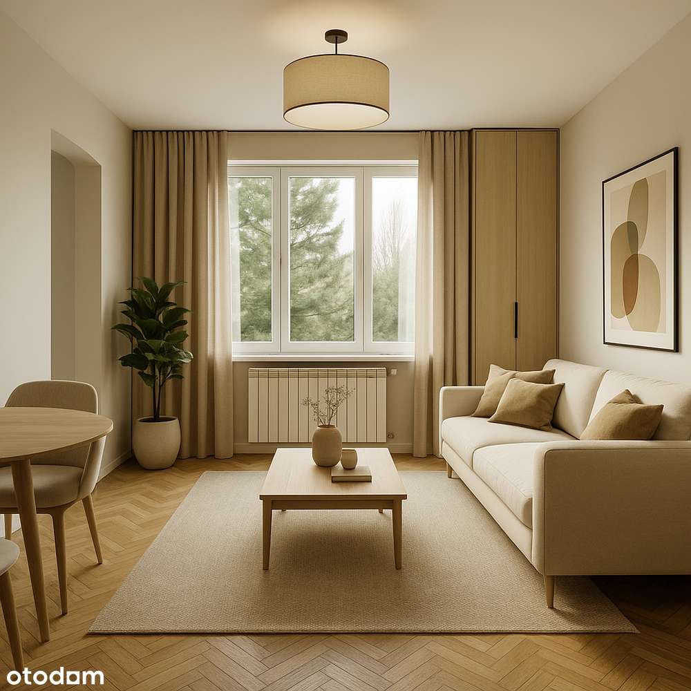 2 pokoje 38m2 Saska Kępa. Wnętrze, które czeka na Twoją wizję-0