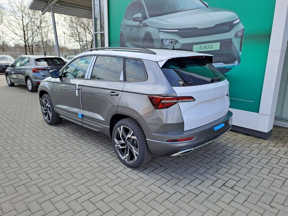 SKODA KAROQ 2.0 TSI 190KM DSG 4x4 SPORTLINE, fabryczny hak, dostępny od ręki