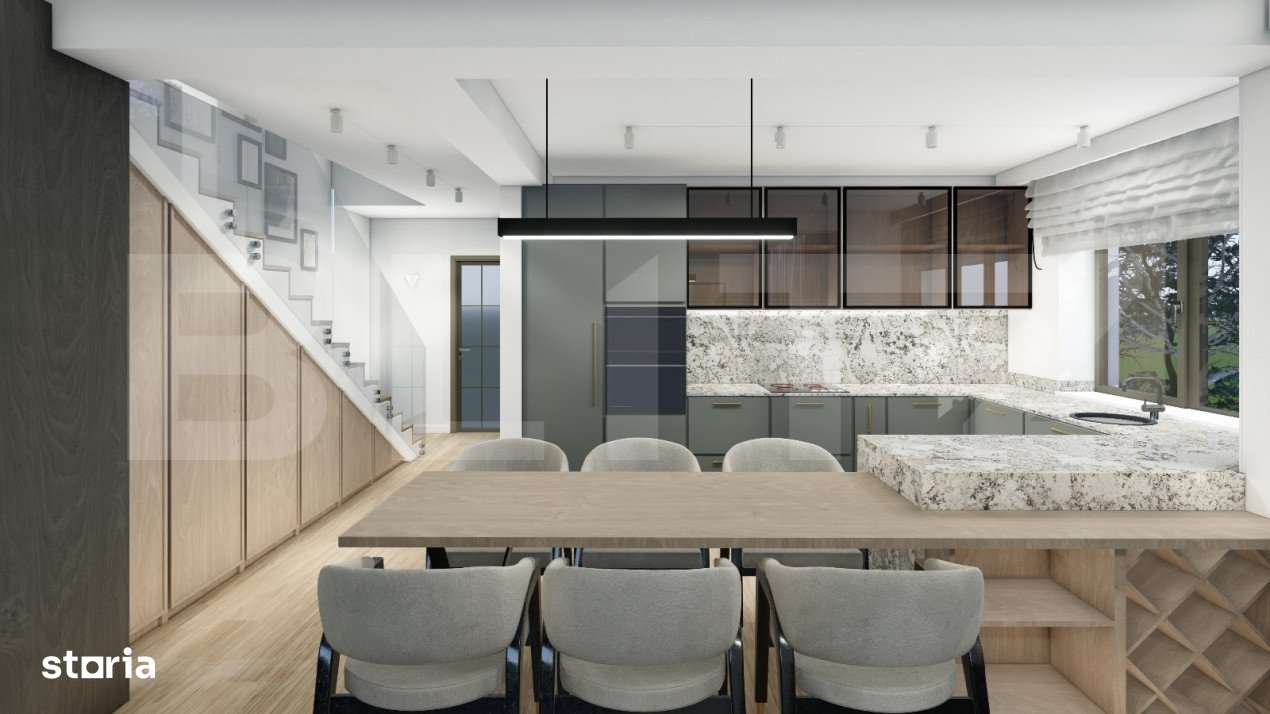 Duplex semifinisat, 120 mp utili, teren 550 mp, Chinteni - Imagine principală: 5/13