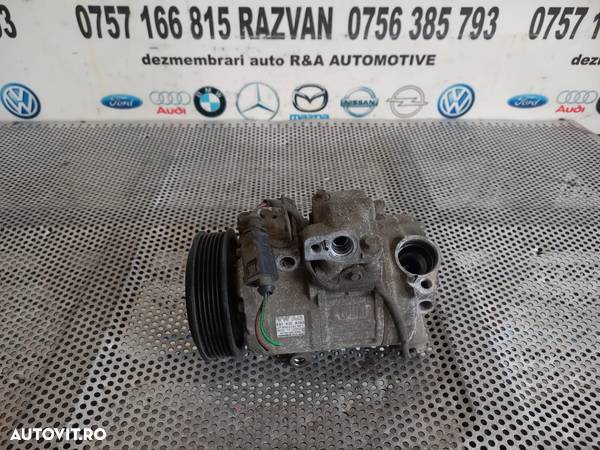 Compresor Clima Ac Aer Conditionat Vw Seat Skoda 1.2 Benzina Cod 6Q0820808G Compresor Clima Fabia 2 Polo Ibiza Up Citigo Etc - Dezmembrari Arad - 2