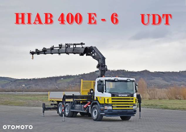 Scania 114 G 380 * SKRZYNIA 6,10 m * HIAB 400 E-6 * 6x4 - 1