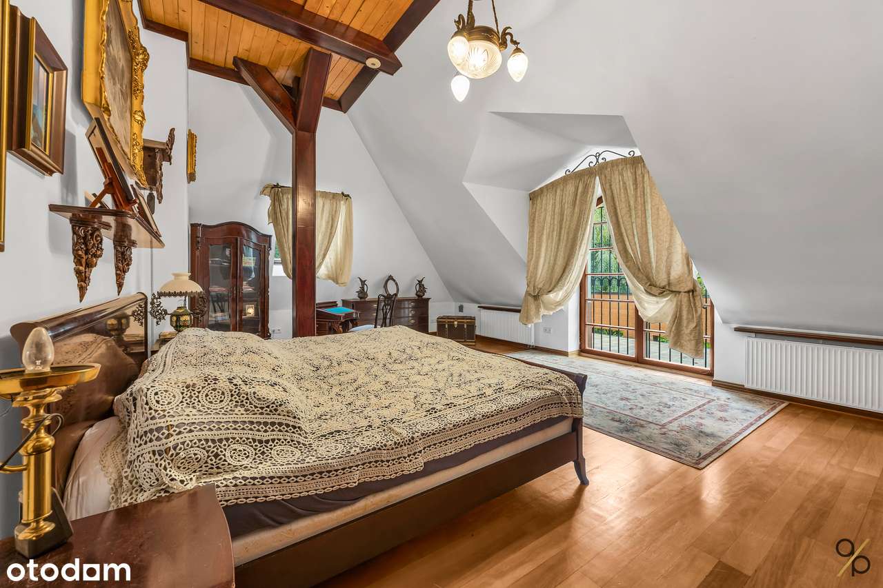 Willa w Radości - 744 m², działka 3000 m², komfort, las za oknem i SPA-8