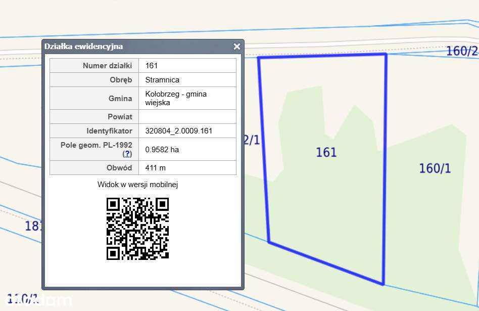 Duża działka siedliskowa z możliwością podziału -Stramnica, Kołobrzeg.-9