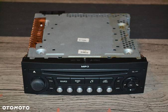 CITROEN PEUGEOT RADIO SAMOCHODOWE CD/MP3 96643698 XT 00 - 1