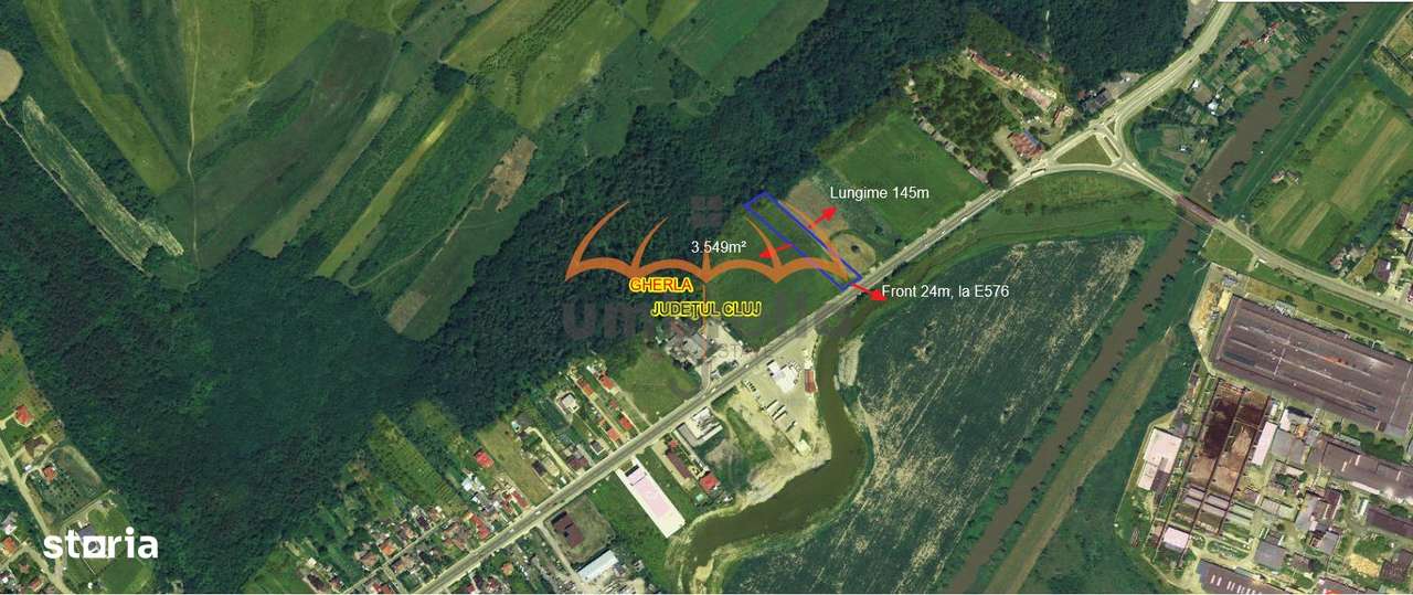 Teren de vanzare  in Gherla, Strada Clujului 3.549m² - Imagine principală: 1/3