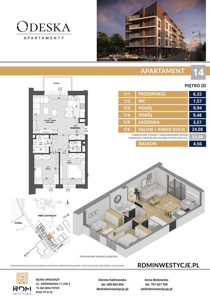 Odeska, 3-pokojowe w nowej kamienicy-3