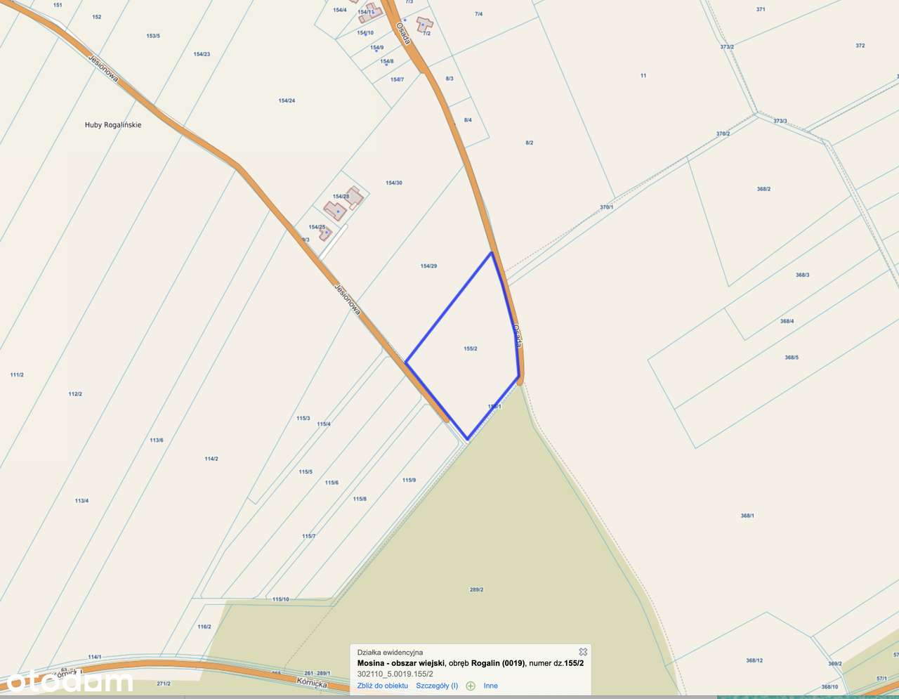 Działka rolna pod lasem 18 738m2 ! - Pełny obrazek: 5/5
