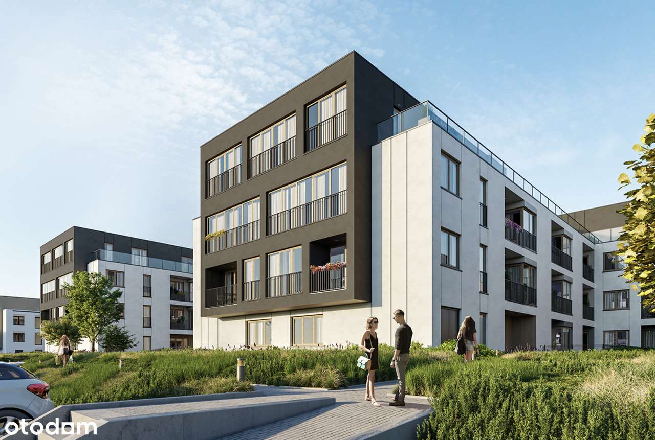 Apartament z dużym Tarasem 36m2, Salon 40m2, Duże przeszklenia, ATAL-11