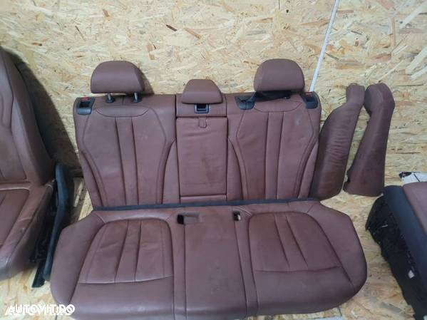 Scaune Interior Piele Bmw X5 F15 Incalzire Stare Buna - 5