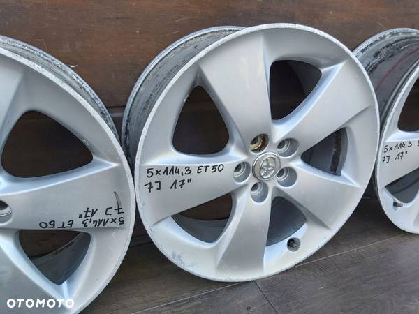 ALUFELGI 17 5 x 114,3 Toyota AVENSIS T27 Auris Verso Corolla Verso - 6