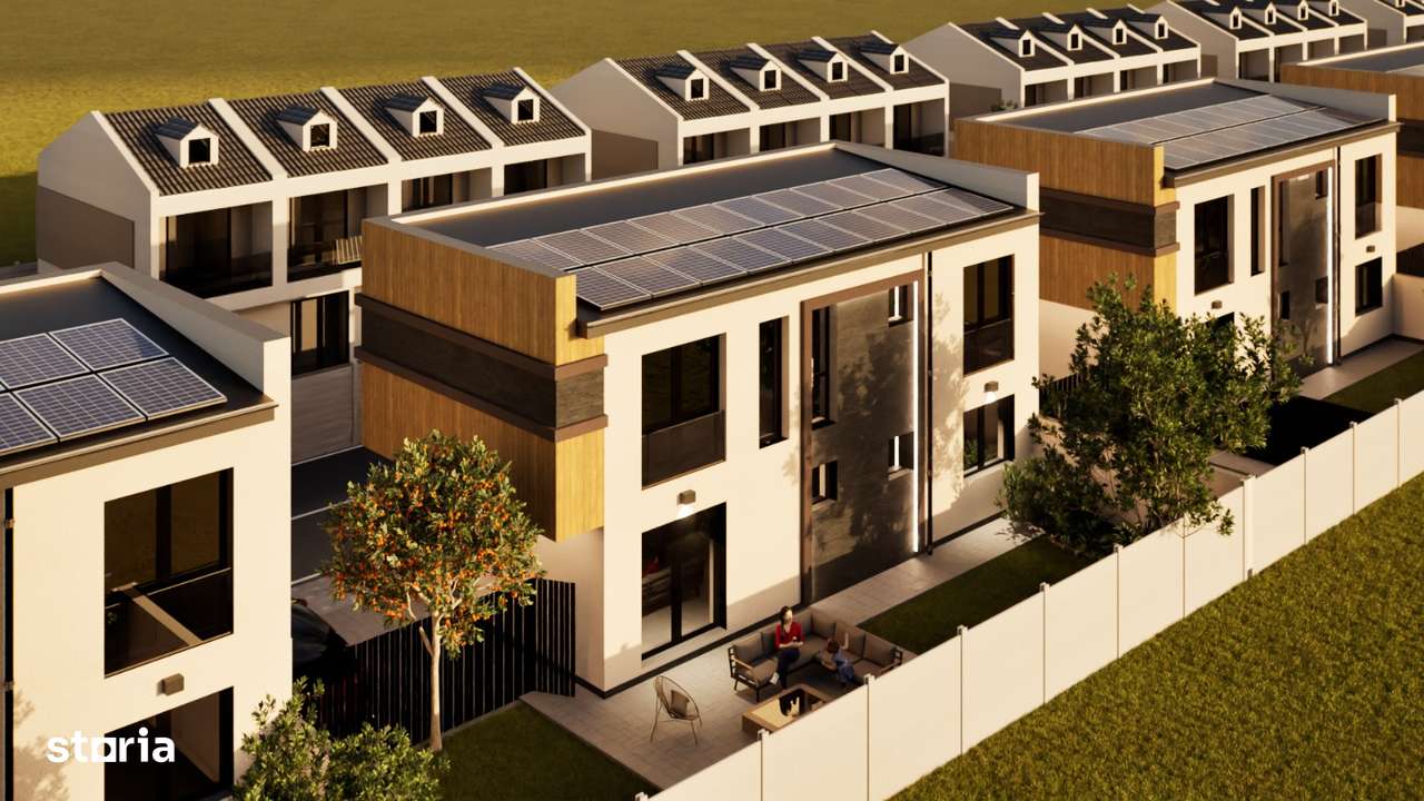 Casa individuala moderna in Bragadiru 3 bai matrimonial inc pardoseala - Imagine principală: 2/8