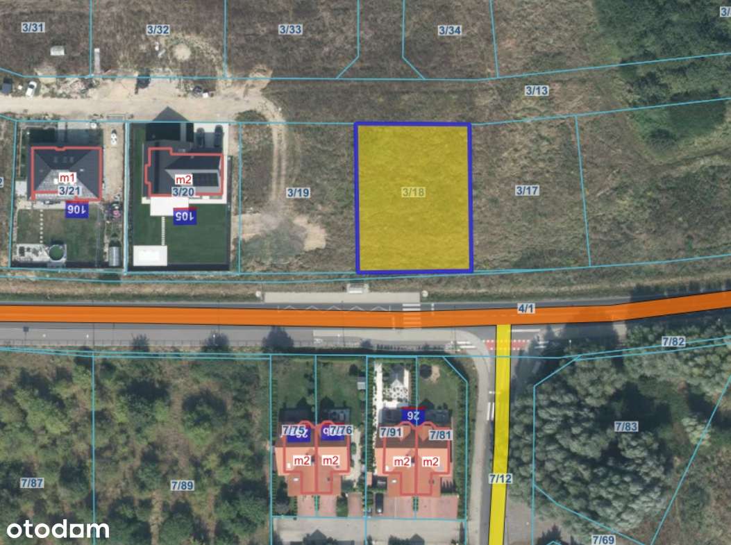 Działka, 852 m², Przylep - Pełny obrazek: 4/4