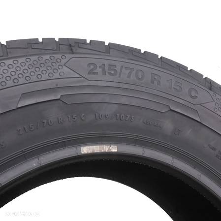 4 x CONTINENTAL 215/70 R15C 109/107S ContiVanContact 100 Lato 2019 8-8,8mm - 5