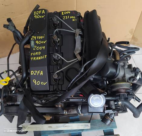 Motor Ford Transit 2.4TDDI 90cv D2FA  caixa 5 velocidades YC1R-7003-HG - 1