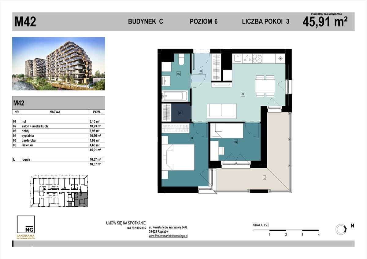 3 pokoje| wyjatkowa lokalizacja | NG Development - Pełny obrazek: 2/7