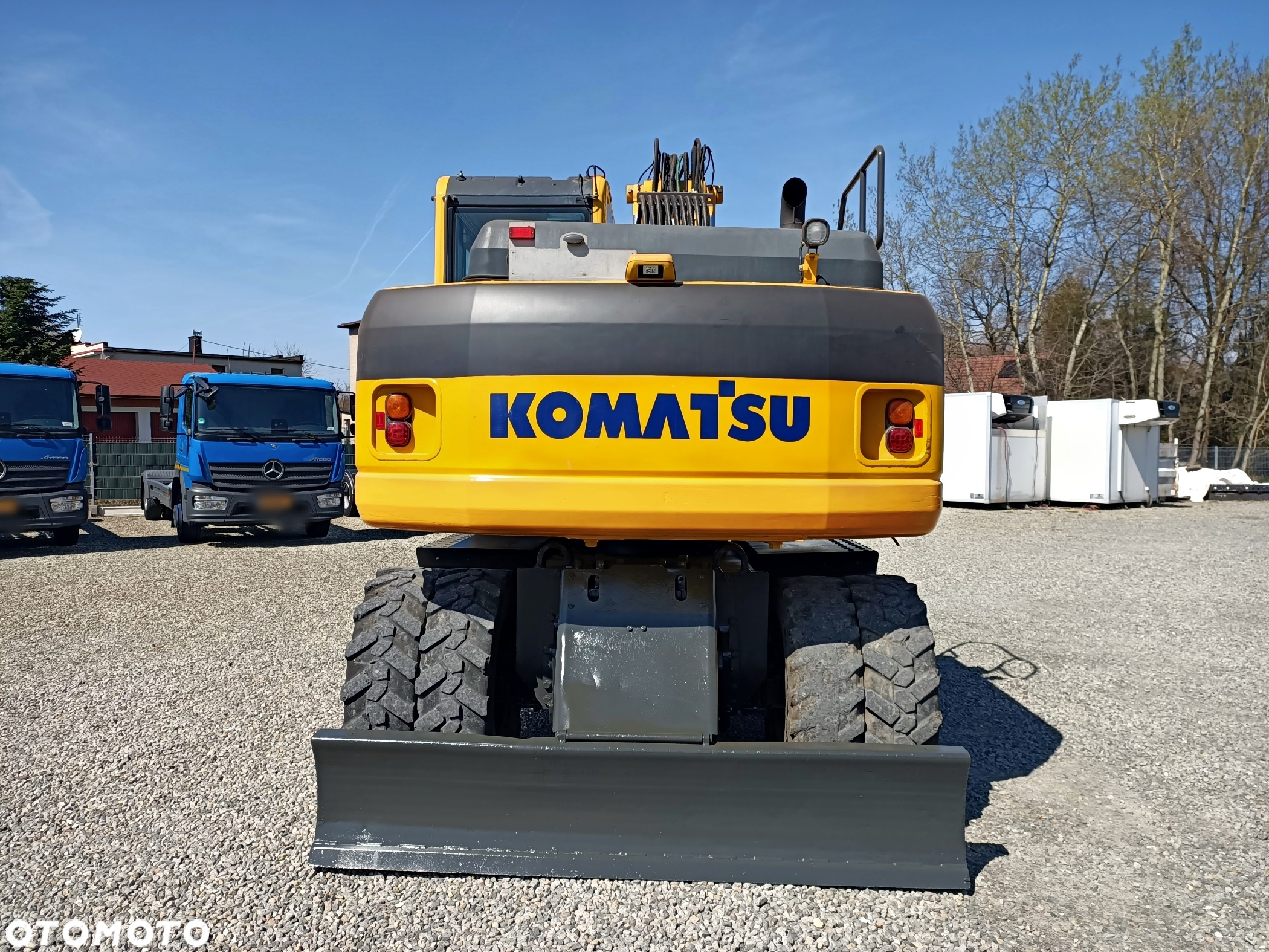 Komatsu PW 160 - 8 Wysięgnik dwuczęściowy, 3 ramiona - 9