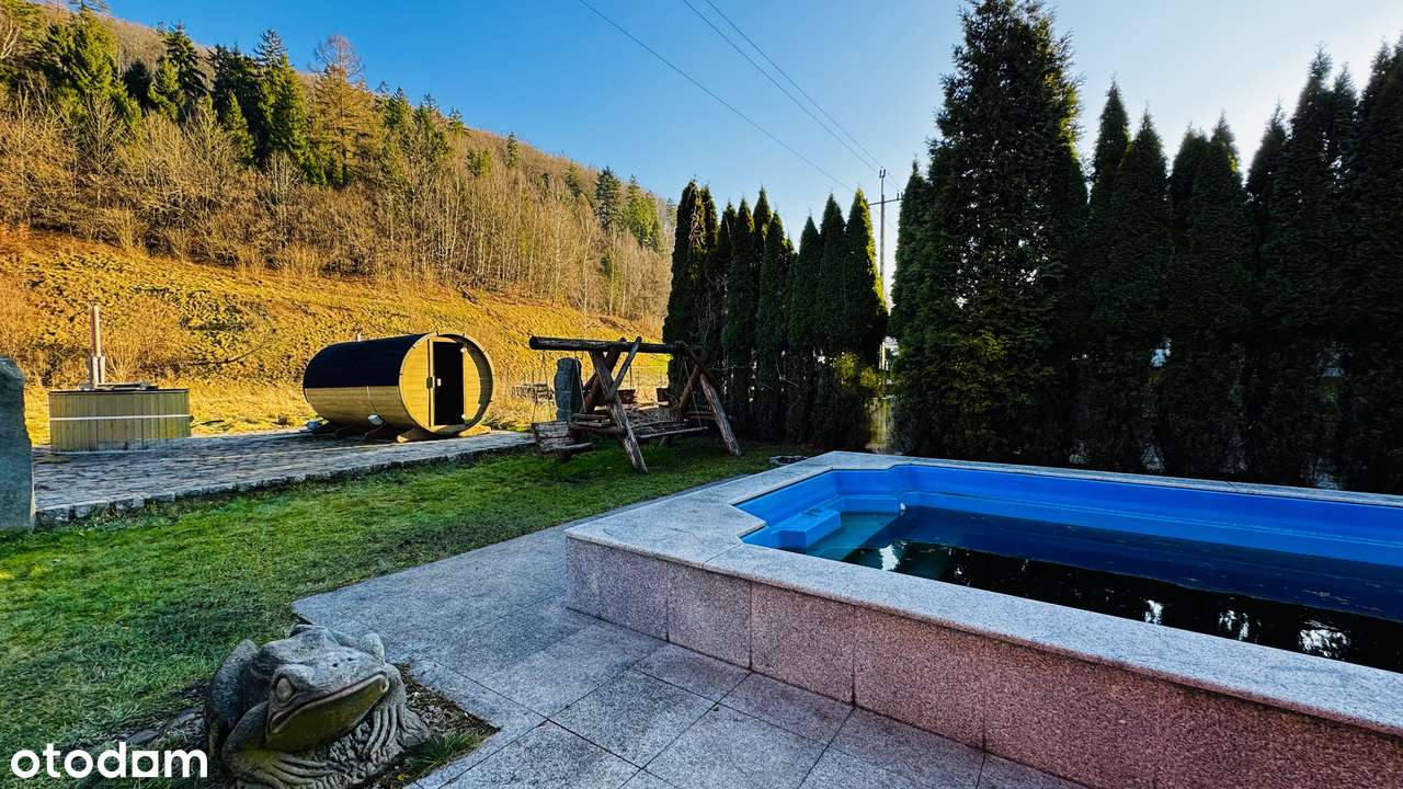 Piękny dom z bala z basenem pod Starym Groniem BRENNA-6