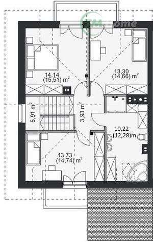 Dom 123 m2 w zabudowie bliźniaczej.-15