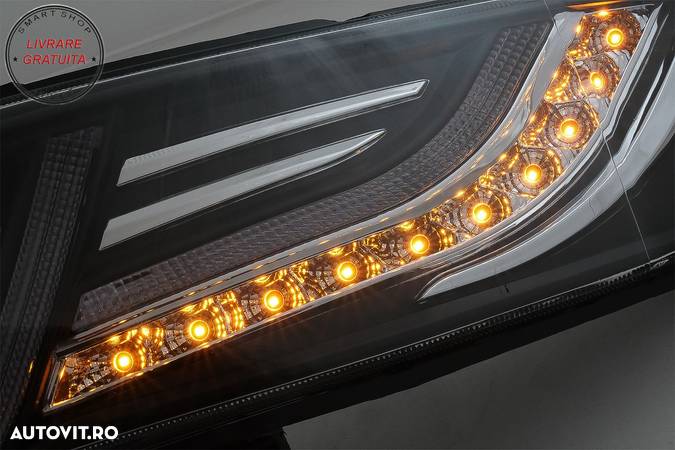 Faruri LED cu Semnal Dinamic si Grila Centrala compatibile cu Toyota FJ Cruiser XJ- livrare gratuita - 8