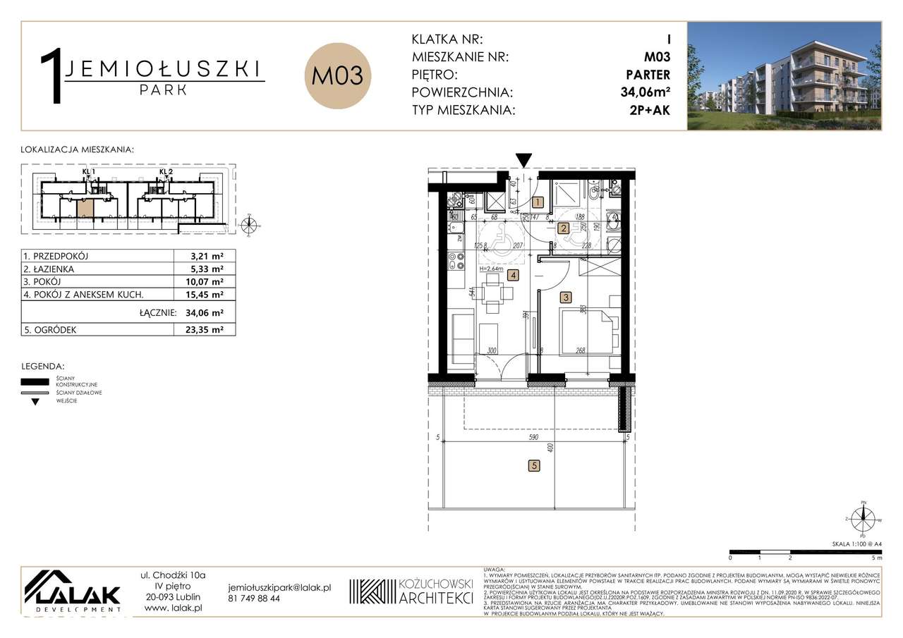 Jemiołuszki Park| mieszkanie 2-pok. | M03 - Pełny obrazek: 2/8