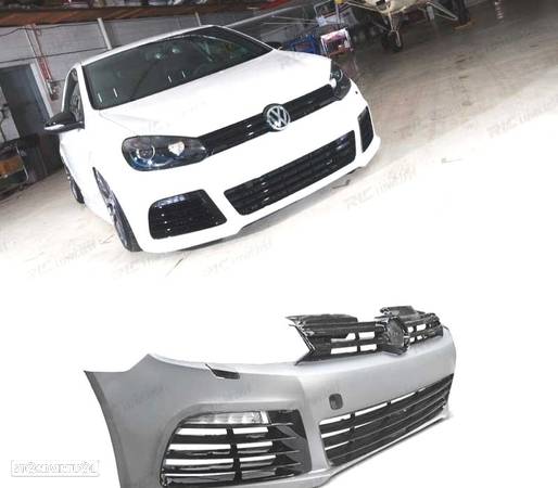 PÁRA-CHOQUES FRONTAL PARA VOLKSWAGEN VW GOLF 6 R20 LOOK 08-12 - 1