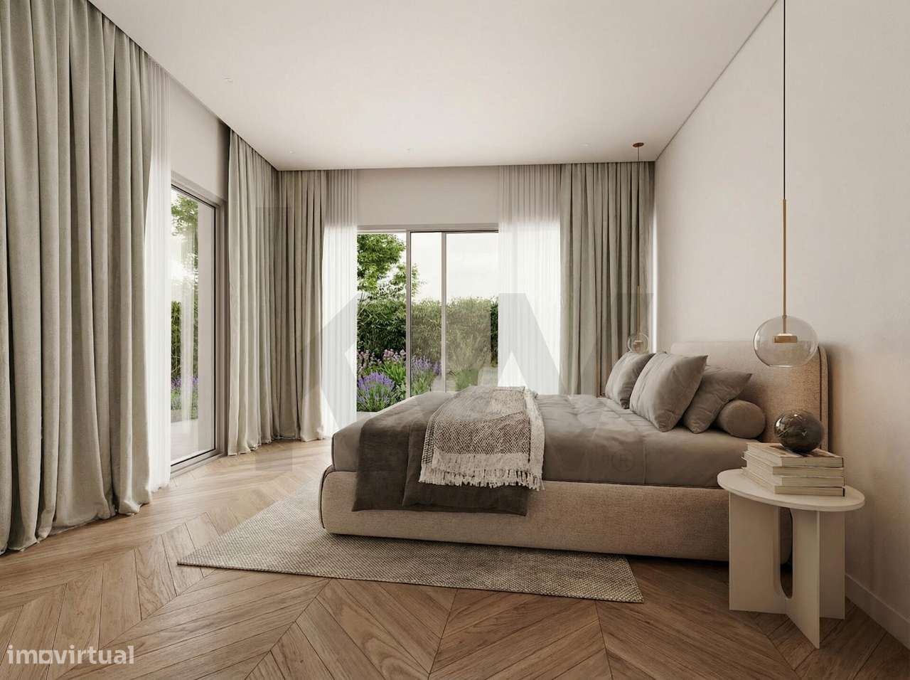 Moradia V3 Contemporânea com Jardim e Garagem – Village São Marcos - Grande imagem: 4/20