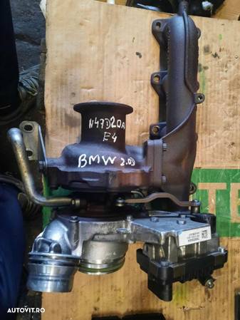 turbina turbosuflanta turbo turbocompresor bmw seria 1 seria 3 seria 5 2.0d cod motor n47d20A euro4 - 1