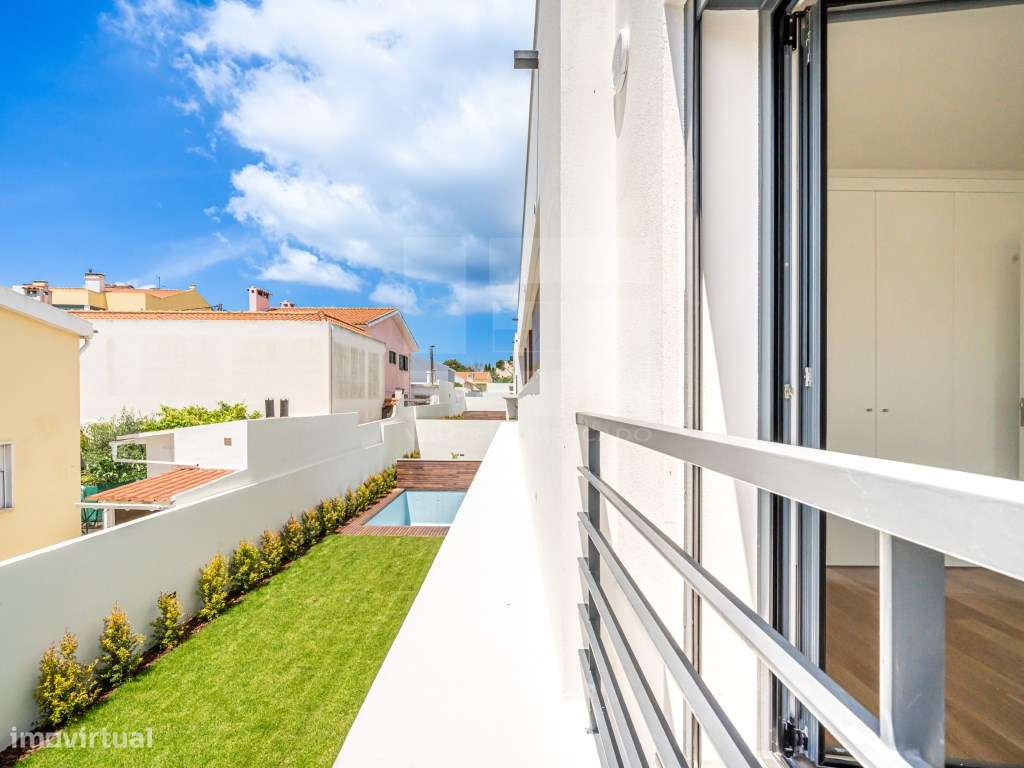 Moradia T4 unifamiliar, moderna, com piscina e estacionamento, Bice...-27