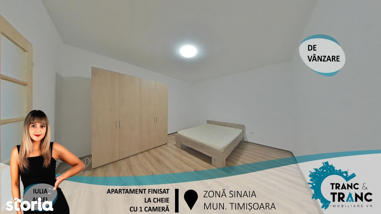 Apartament finisat la cheie cu 1 camera în zona Sinaia(ID: 27845)