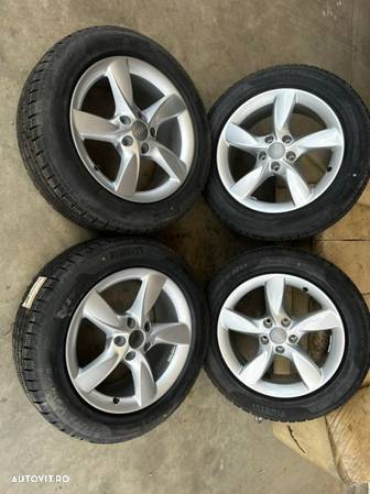 vand jante noi originale Audi A6,A4 pe 17” cu anvelope noi de iarnă - 1