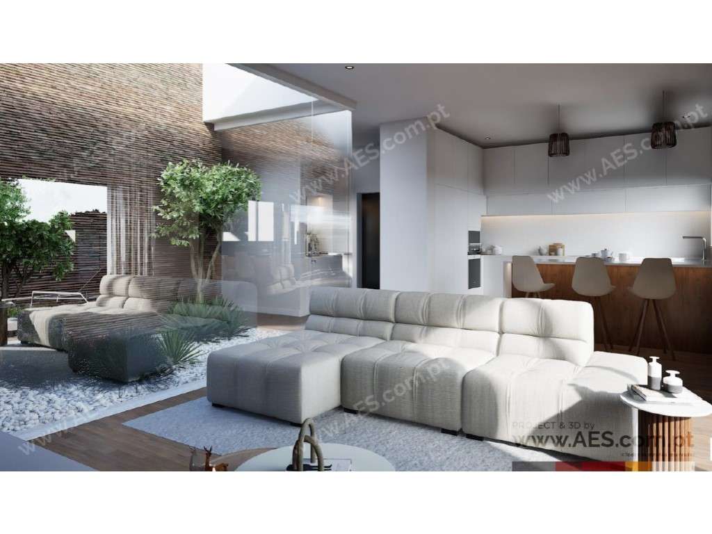 T4 térrea com piscina em Fernão Ferro - Grande imagem: 2/22