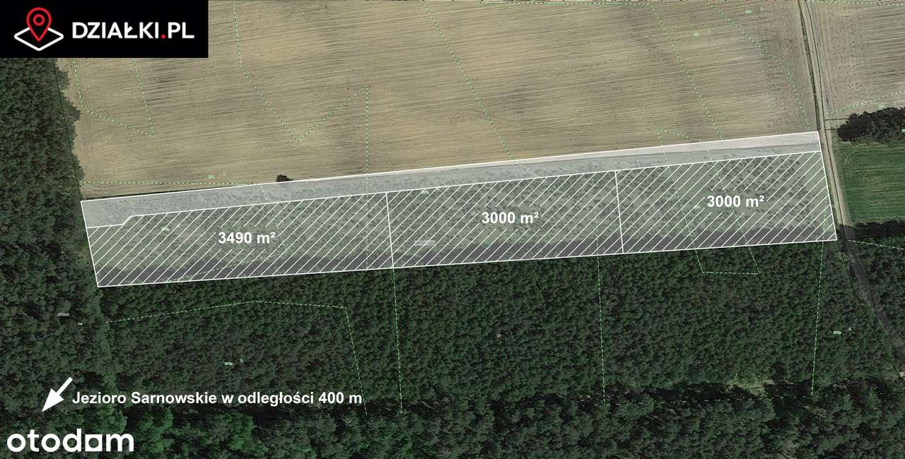 DZIAŁKA BLISKO JEZIORA-1