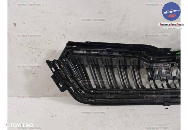 Grila Centrala Bara Fata Skoda Kodiaq 2019 2020 2021 originala - 10