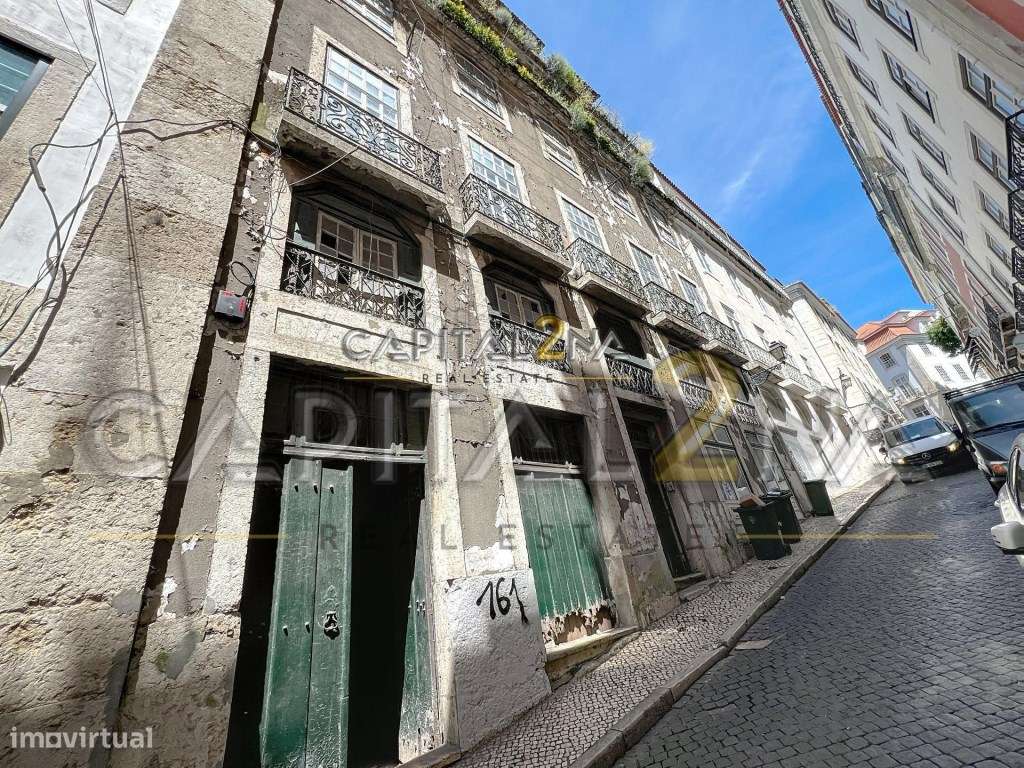 Prédio Devoluto com Projeto Aprovado na Baixa de Lisboa-2