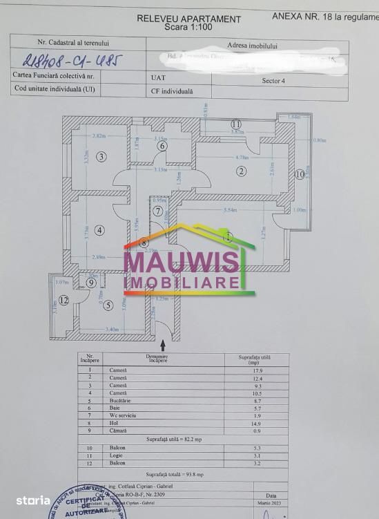 Vand apartament 4 camere, Bv Obregia, sector 4 - Berceni